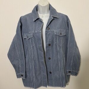 Zara Men's Blue Corduroy Jacket